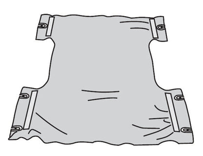 Canvas Sling Seat for Patient Lifts - 300 lb Capacity - 26" x 40" - Mobility Transfer Aid
