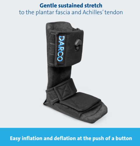 DARCO Plantar Fasciitis Night Splint - Black, Medium - Heel Spurs & Achilles Relief