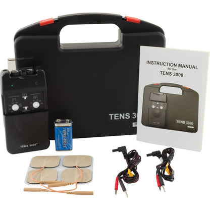 Dual Channel TENS Unit with Timer, 3 Modes, and Adjustable Pulse
