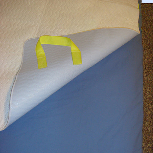 SafetySure MovEase Underpad with Handles, 34 x 36, Waterproof & Absorbent Bed Pad for Repositioning