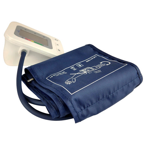 Automatic Blood Pressure Monitor with Extra Large Cuff, 4 AA Batteries, Wide Arm Fit