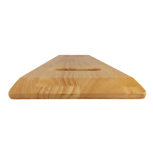 600 lb Capacity Transfer Board with Two Hand Cutouts - 10 x 32 Inch Hardwood Slide Board