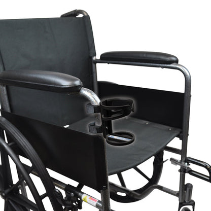 Hold My Drink Universal Cup Holder for Rollators, Wheelchairs, Walkers - BlueJay Brand