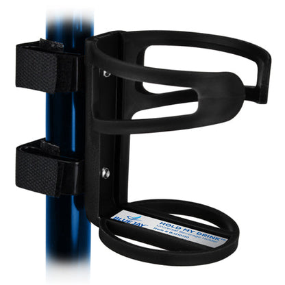 Hold My Drink Universal Cup Holder for Rollators, Wheelchairs, Walkers - BlueJay Brand