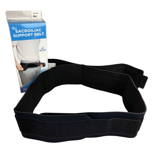 Blue Jay Sacroiliac SI Joint Support Belt - Black - Large 40-46 Inch