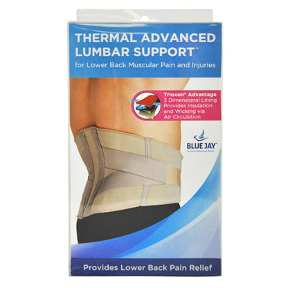 Blue Jay Lumbar Support - Medium 32-35.5 Inch Waist - Pain Relief & Compression