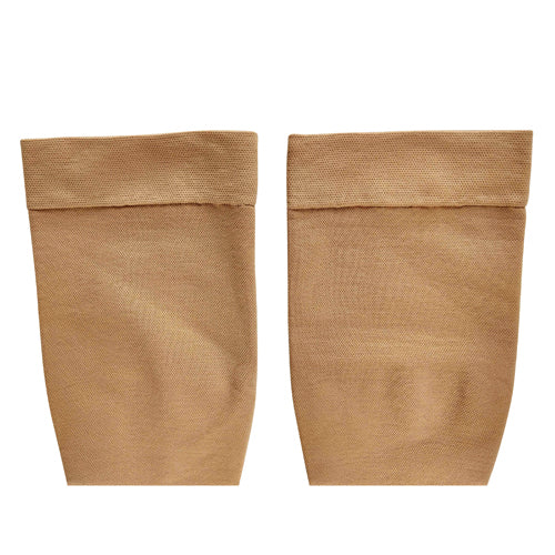 Firm Compression Stockings 20-30 mmHg Below Knee Closed Toe, XL Beige - For Varicose Veins & Edema