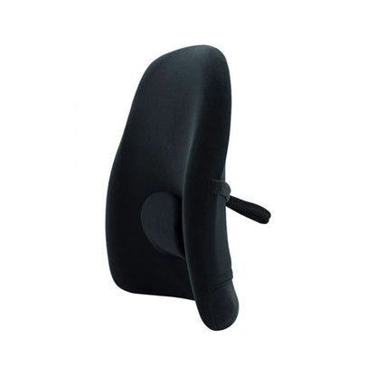 ObusForme Wideback Backrest Support - Extra Wide Lumbar Cushion for Broad Backs - Black