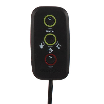 Shiatsu Back Massager with Heat - Deep Kneading Lumbar Support Cushion