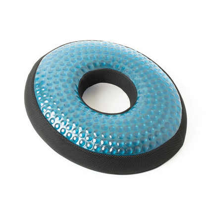 Circular Gel Seat Cushion - Tailbone Support, Cooling Memory Foam for Home, Office, Travel