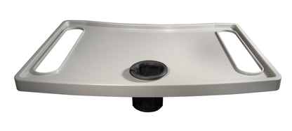 Drive Universal Walker Tray with Cup Holder - 23x17 Durable Grey Tray