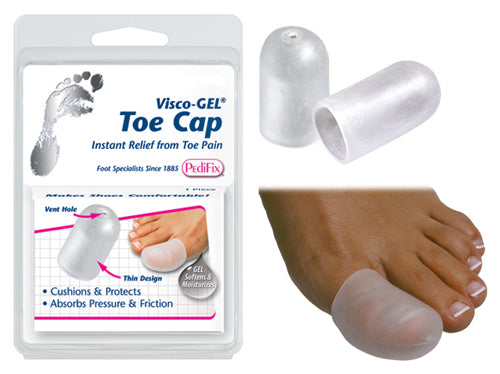 Visco-GEL Small Toe Cap - All Gel Protection for Corns, Ingrown Nails & Hammer Toes