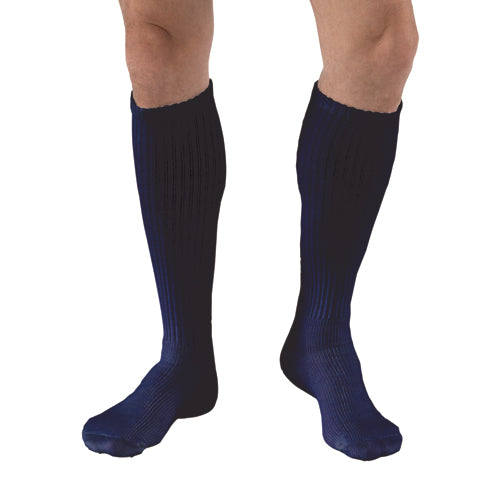 Sensifoot Diabetic Socks Navy Medium: Mild Compression, Moisture-Wicking, Unisex
