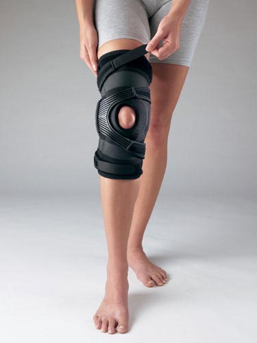 Hinged Knee Brace for Patella Support - XXX-Large Left 29.5-32.5 - Tru-Pull