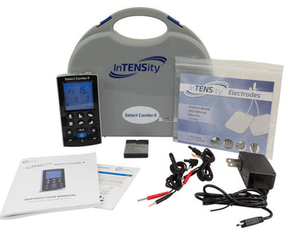 InTENSity Select Combo II - 4-in-1 Electrotherapy TENS Unit with IF, NMES & RUSSIAN