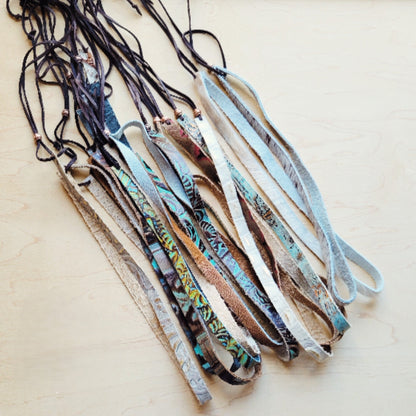 **Gilded Navajo Embossed Leather Hat Band Only 951z