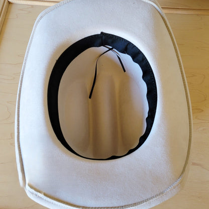 Cognac w/ Turq Slab Leather Band + Choice of Boho Hat 985r
