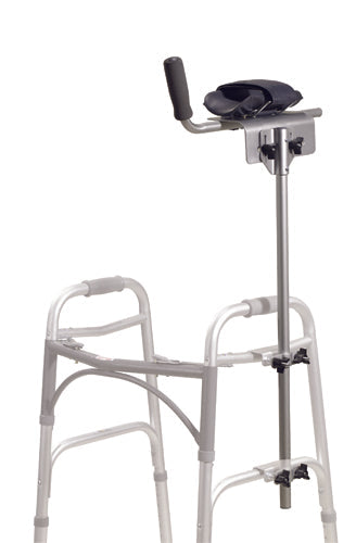 Drive Medical Walker & Crutch Platform Attachment, Universal Fit, 300 Lb Capacity, Adjustable Forearm Support