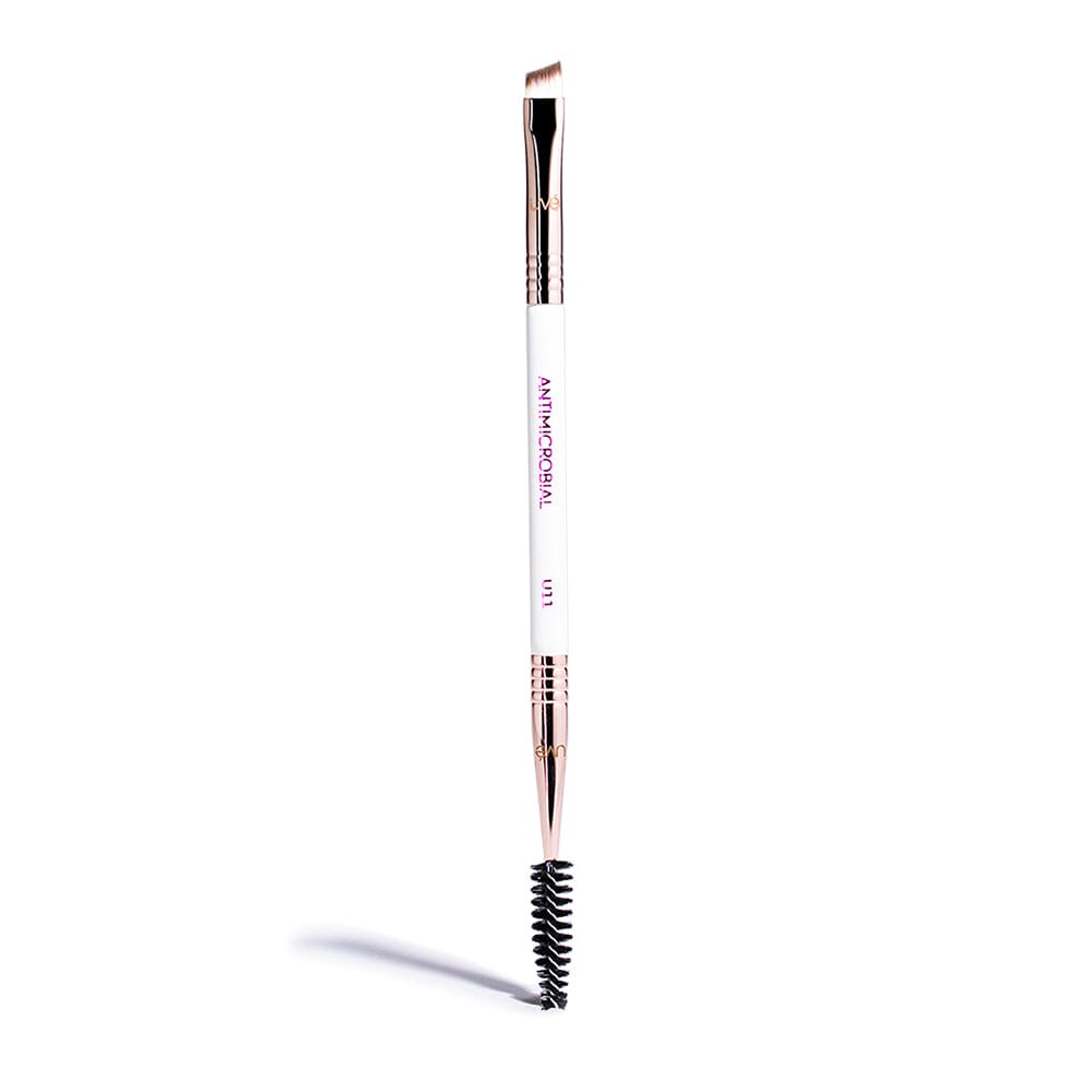 Pro Antimicrobial Dual Angled + Spoolie Brush U11