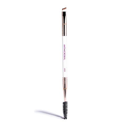 Pro Antimicrobial Dual Angled + Spoolie Brush U11
