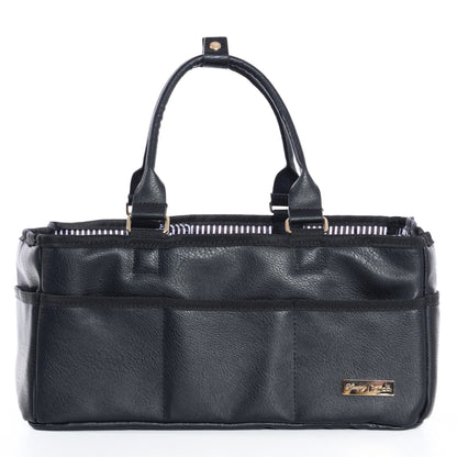 Sleepy Panda Diaper Caddy Vegan Leather