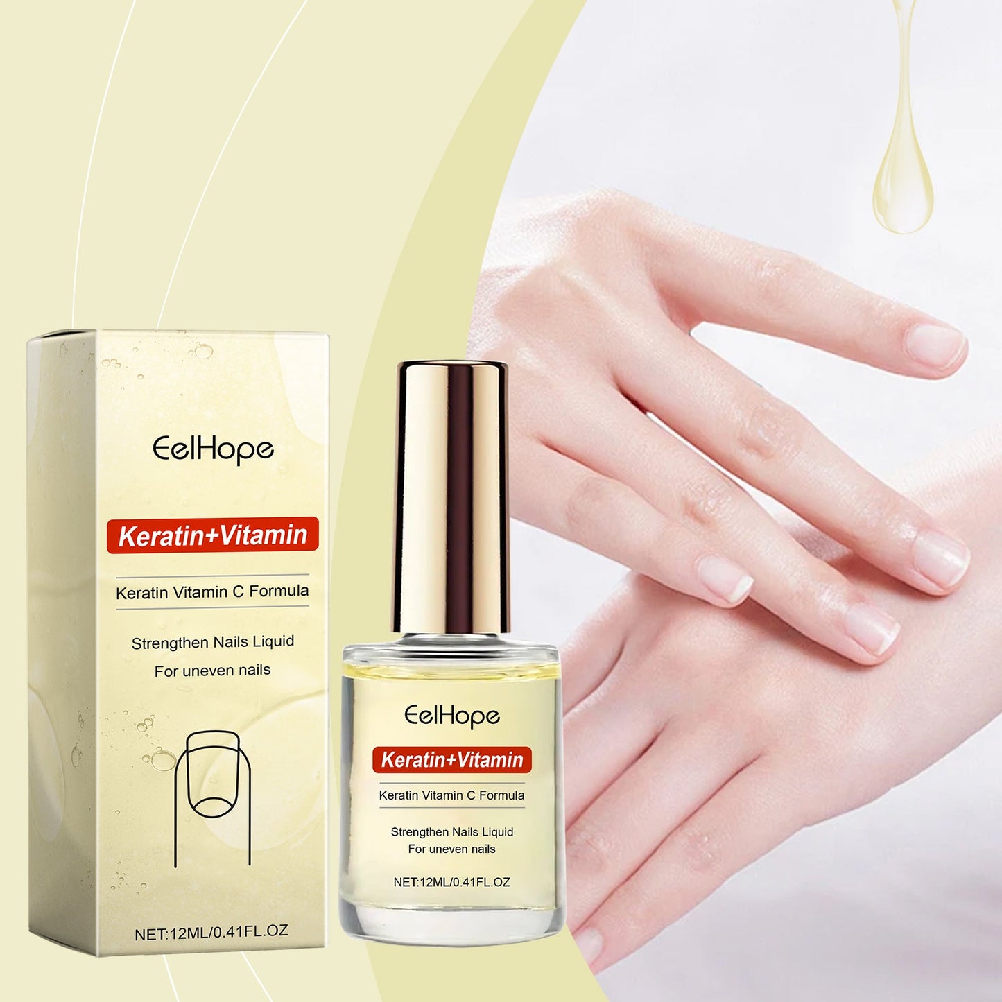 Eelhope Nail Care And Repair Solution Hand Softening Nail Exfoliating Nail Polish Essence