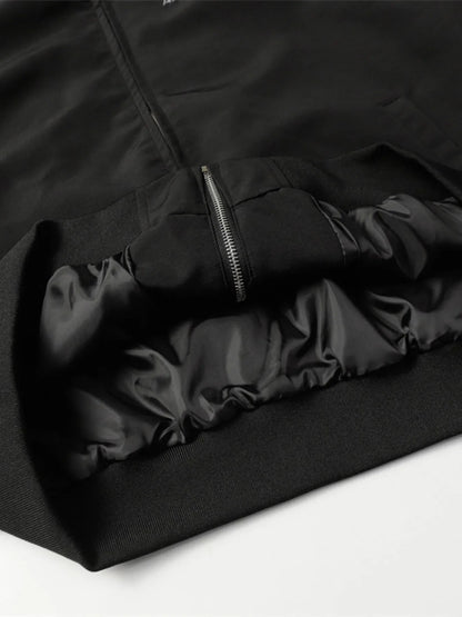 Men's Star Pattern Zip-Up Jacket