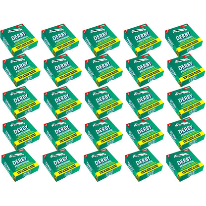 Derby Prof Single Edge Razor Blades 100ct