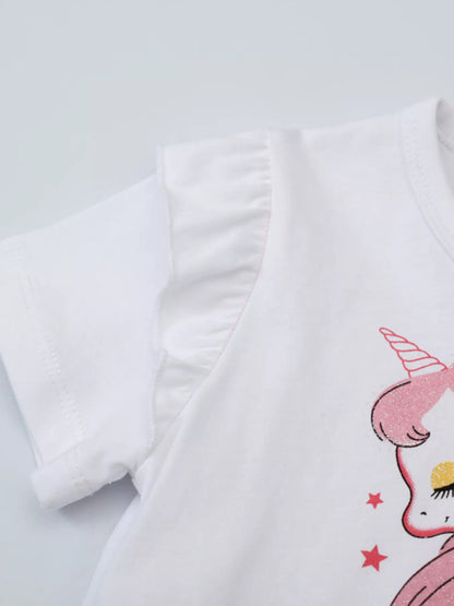 Children's Unicorn Rainbow Tulle Dress