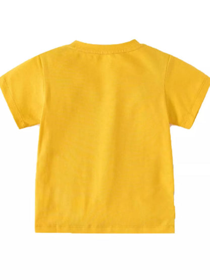 Children's Octopus Graphic Short Sleeve T-Shirt