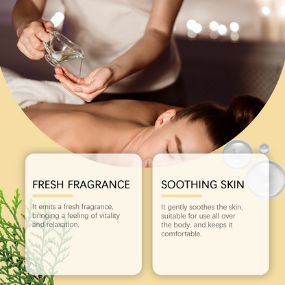 OUHOE Cypress Essential Oil, Skin Care Soft, Delicate And Bright To Relieve Dry And Soothing Skin Whole Body Care Massage Oil