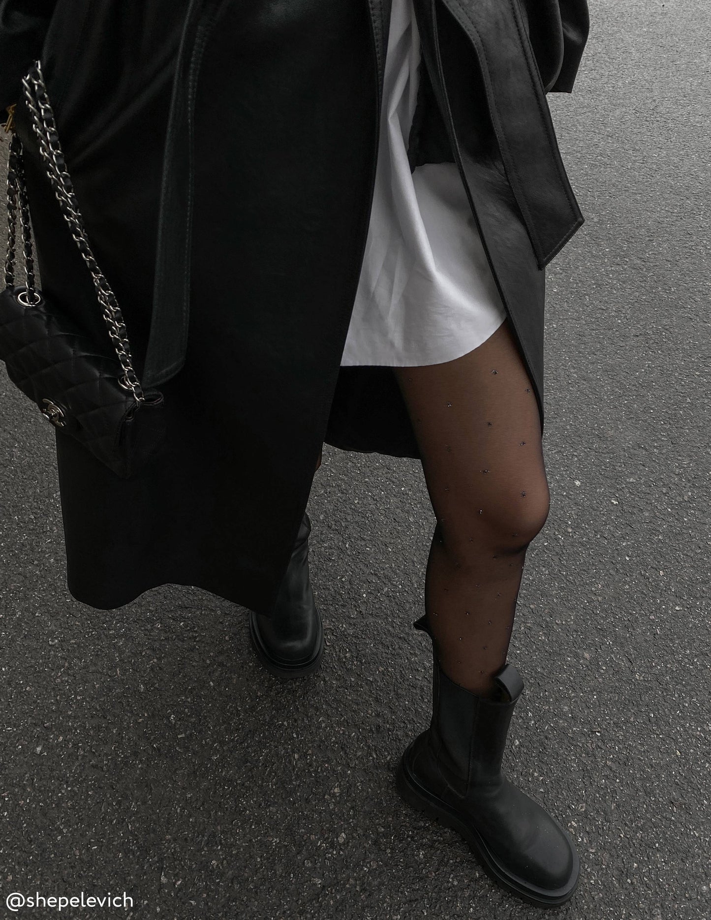 Conte Glamour Lux 20 Den - Fantasy Women's Tights with a glitter polka dots (18С-65СП)