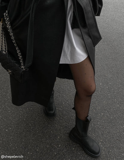 Conte Glamour Lux 20 Den - Fantasy Women's Tights with a glitter polka dots (18С-65СП)