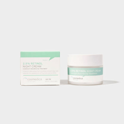 Cosmedica Skincare Retinol Night Cream – Anti Aging Face Moisturizer with Retinol (Vitamin A) & Hyaluronic Acid – Wrinkle Repair Cream for Acne, Fine Lines & Dark Spots – Night Cream for Face, 1.7 oz
