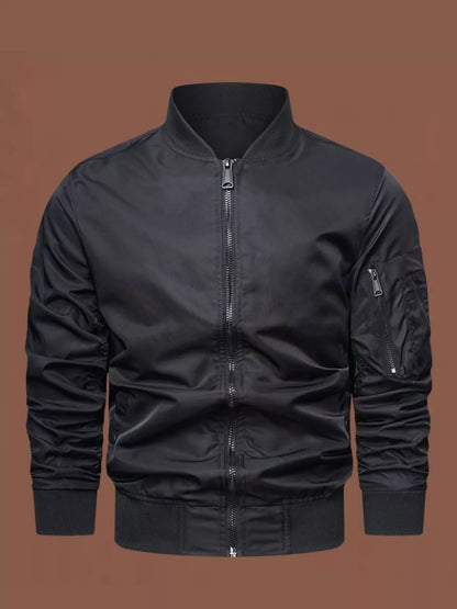 Men's Plus Size Classic Lightweight Bomber Jacket
