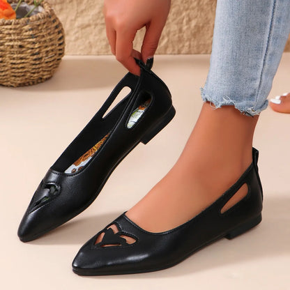 Point Toe Flats Slip-Ons