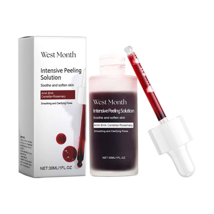 West&Month Exfoliating And Brightening Serum, Moisturizing, Cleansing, Hydrating And Brightening Facial