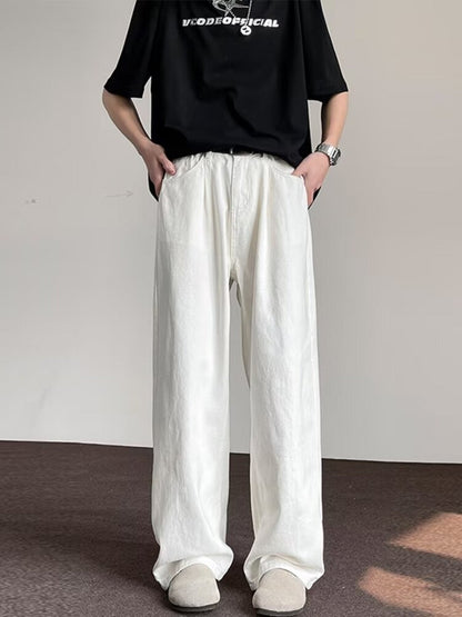Men's Full Size Wide Leg Jeans Plus Size