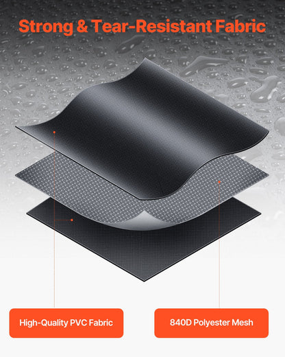 Car Rooftop Cargo Carrier Bag, 23 Cubic Feet Roof Cargo Carrier, Heavy Duty 840D PVC 100% Waterproof Car Roof Luggage Bag For All Vehicle With/without Rack- With Lock, Anti-Slip Mat, 6 Door Hook