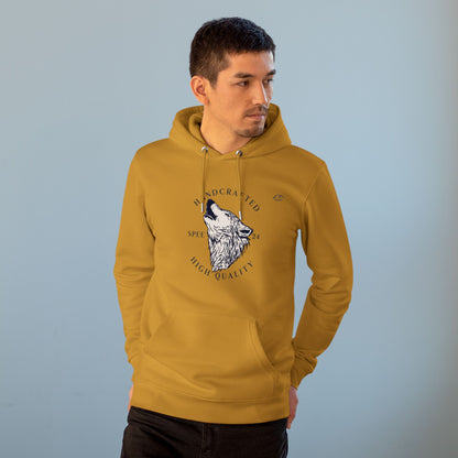 HD-052ML-24 Howling Wolf Hoodie Wolf Art Wilderness Howl Design