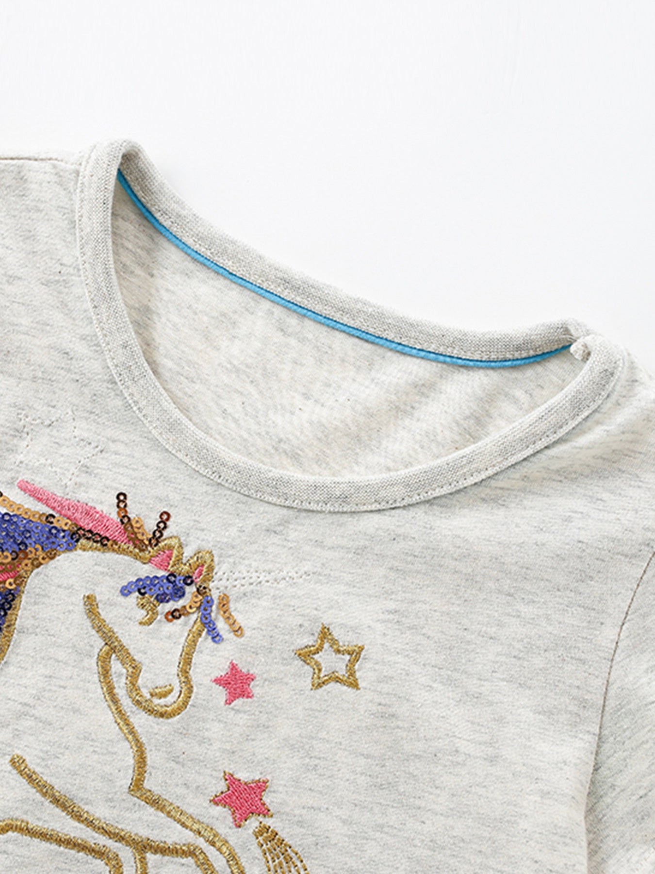 Children's Unicorn Sequin Embroidered Tulle Dress