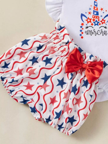 Children's Independence Day Outfit Set