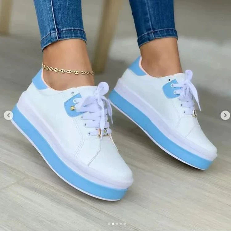 Lace Up Platform Sneakers