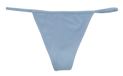 Seamless Rib Strappy Thong, XS-2X