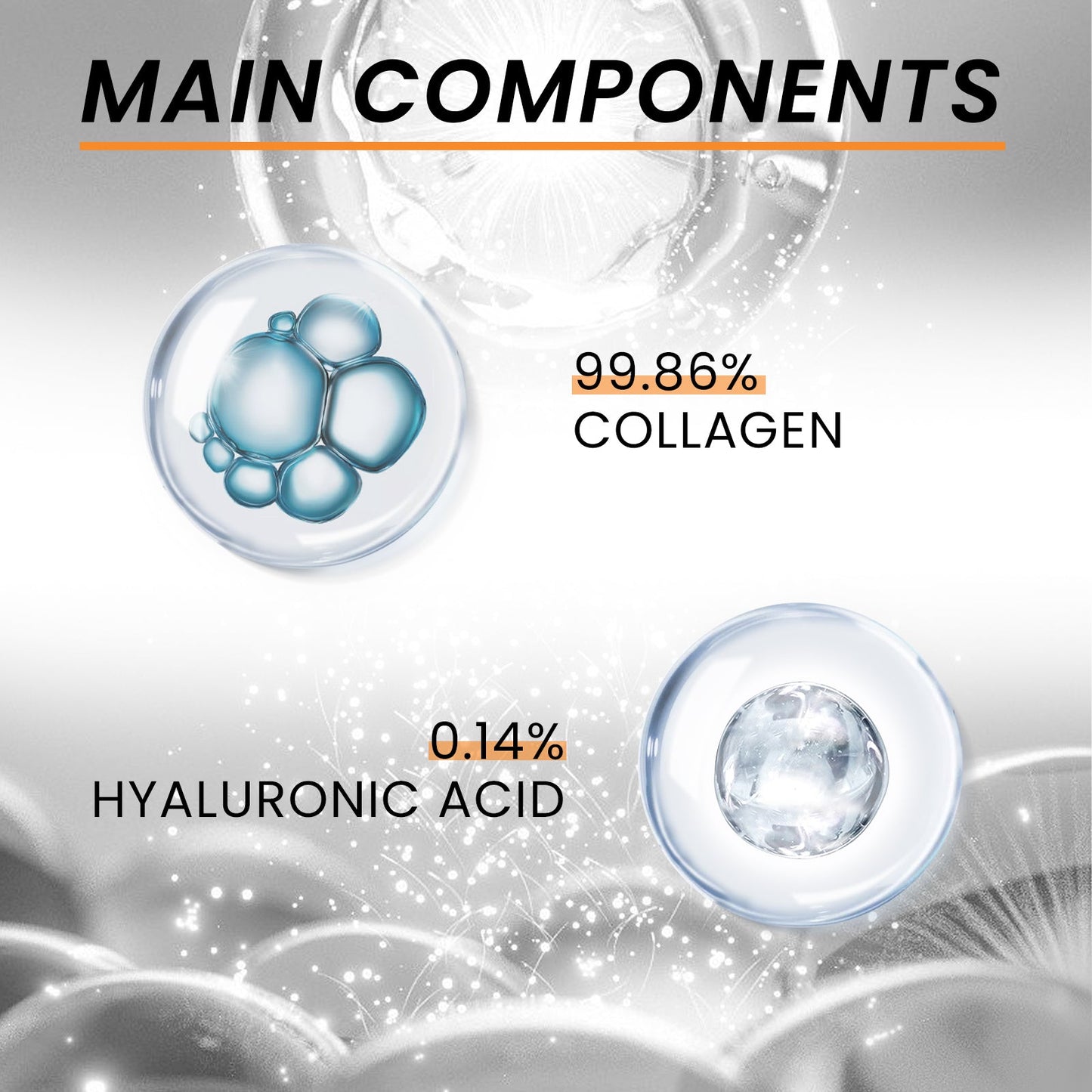 Jaysuing Collagen Soluble Film, Eyes Forehead And Cheeks Light Lines Moisturizing And Firming Mask