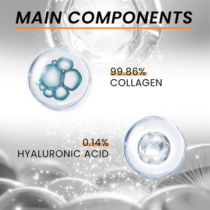Jaysuing Collagen Soluble Film, Eyes Forehead And Cheeks Light Lines Moisturizing And Firming Mask