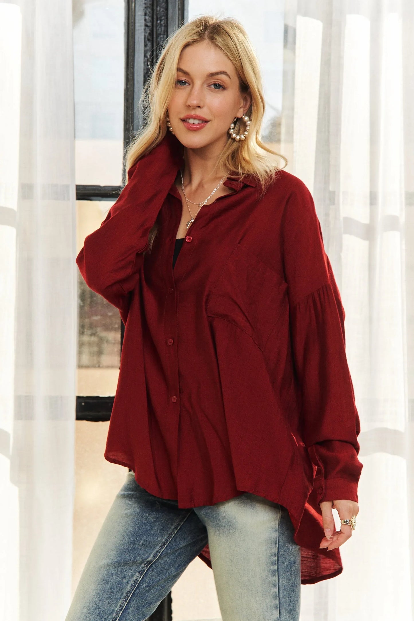ADORA Button Down Linen Shirt