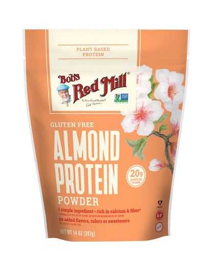 Bob's Red Mill Almond Protein Powder (4 Pack x 14 oz) | Gluten-Free, Plant-Based Protein