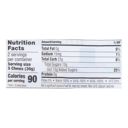 PROBAR Bolt Organic Energy Chews – Pink Lemonade, 2.1 oz (Case of 12)