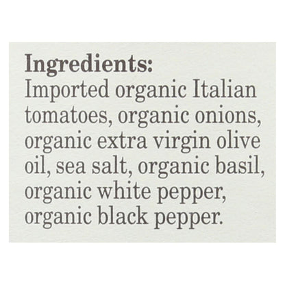 Organico Bello Basil Tomato Pasta Sauce 25 oz – Organic Italian Sauce (Case of 6)